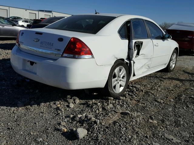 2G1WF5EK2B1318959 - 2011 CHEVROLET IMPALA LS WHITE photo 4