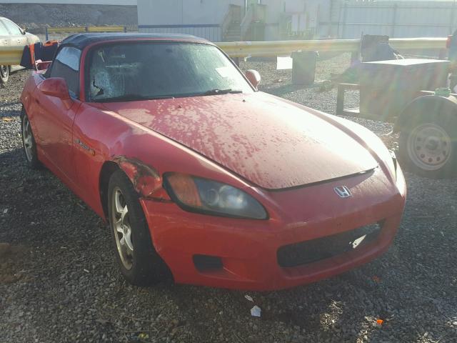 JHMAP11462T006828 - 2002 HONDA S2000 RED photo 1