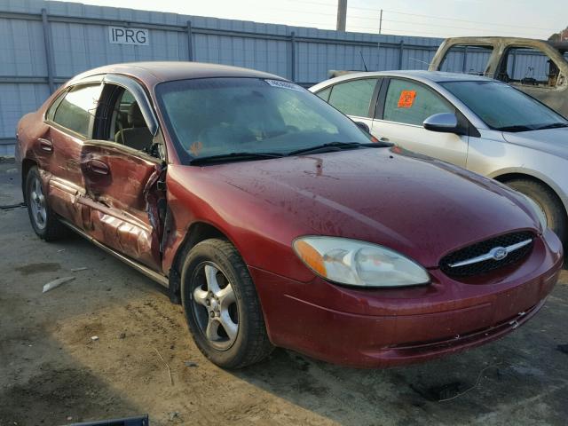 1FAFP53U92G148021 - 2002 FORD TAURUS SE MAROON photo 1