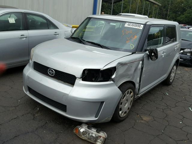 JTLKE50E081012548 - 2008 TOYOTA SCION XB Gümüş foto 2