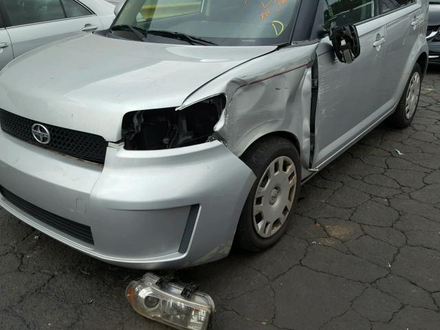 JTLKE50E081012548 - 2008 TOYOTA SCION XB Gümüş foto 9