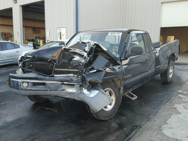 1B7KC23601J293079 - 2001 DODGE RAM 2500 BLACK photo 2