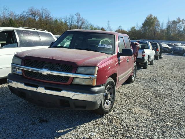 2GCEC13TX51385748 - 2005 CHEVROLET SILVERADO RED photo 2