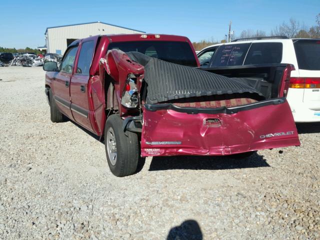 2GCEC13TX51385748 - 2005 CHEVROLET SILVERADO RED photo 3