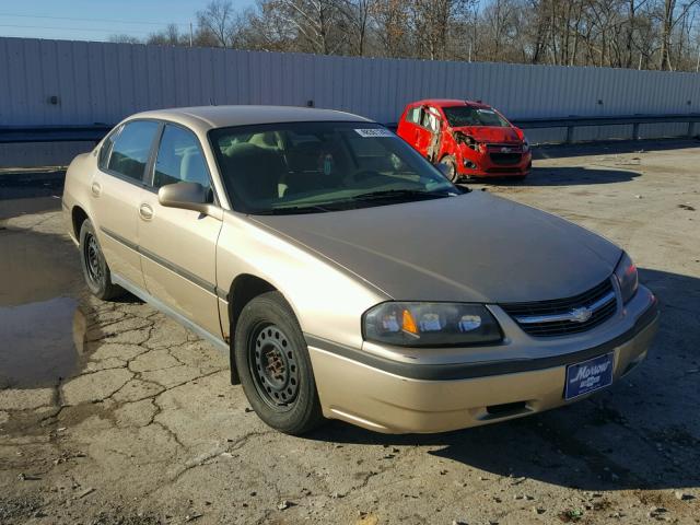 2G1WF52E759244250 - 2005 CHEVROLET IMPALA TAN photo 1