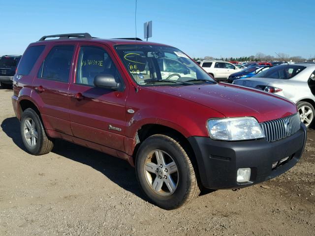 4M2YU98H06KJ09054 - 2006 MERCURY MARINER HE RED photo 1