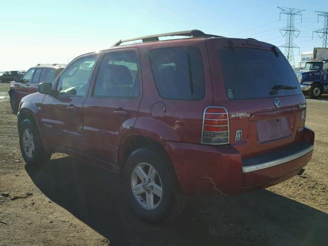 4M2YU98H06KJ09054 - 2006 MERCURY MARINER HE RED photo 3