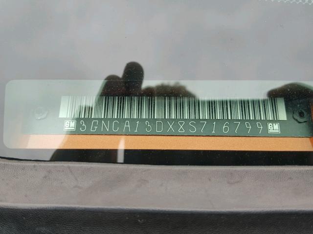 3GNCA13DX8S716799 - 2008 CHEVROLET HHR LS Naranja foto 10