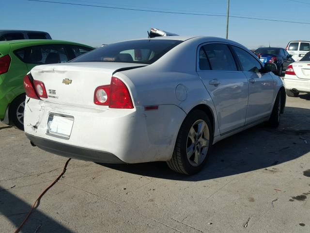 1G1ZC5EB0AF311585 - 2010 CHEVROLET MALIBU 1LT WHITE photo 4