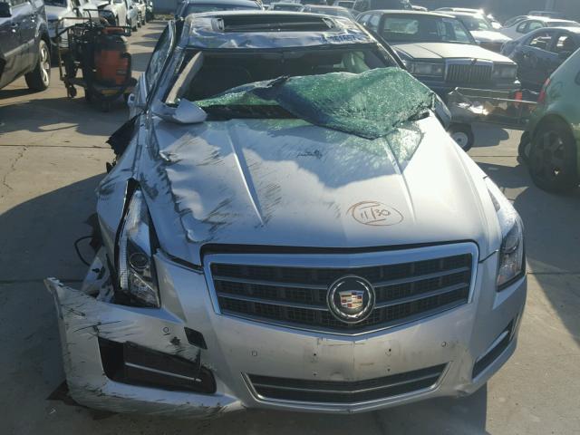 1G6AK5SX2D0147192 - 2013 CADILLAC ATS PERFOR SILVER photo 9