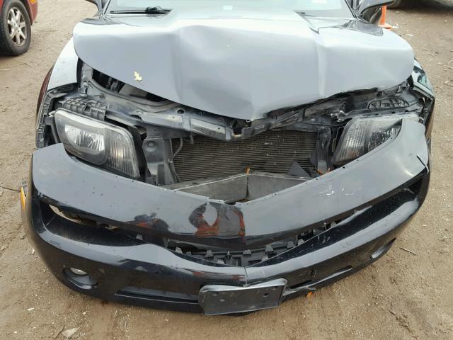 2G1FB1EV1A9206216 - 2010 CHEVROLET CAMARO LT BLACK photo 7