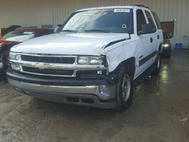 1GNEC13V52R272804 - 2002 CHEVROLET TAHOE C150 WHITE photo 2