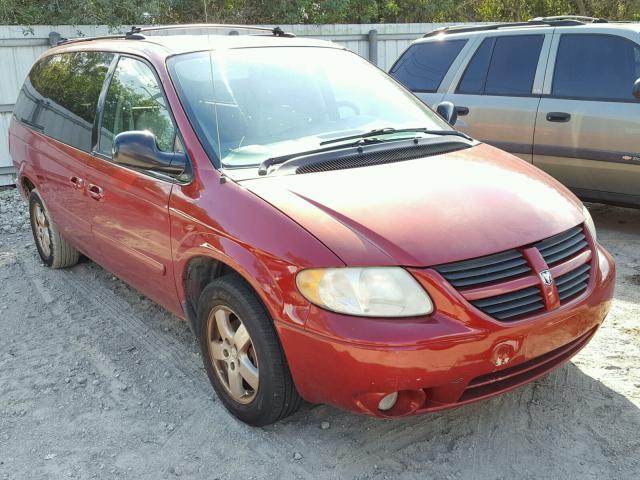 2D8GP44L15R295937 - 2005 DODGE GRAND CARA RED photo 1