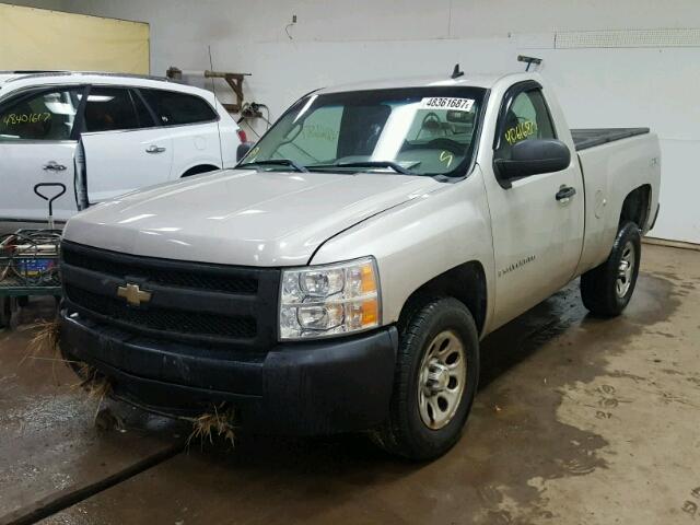 1GCEK14C47Z591806 - 2007 CHEVROLET SILVERADO GRAY photo 2