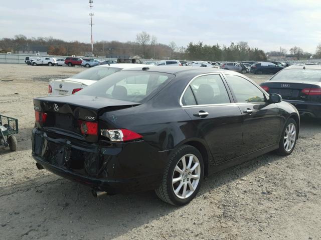 JH4CL96918C004968 - 2008 ACURA TSX BLACK photo 4