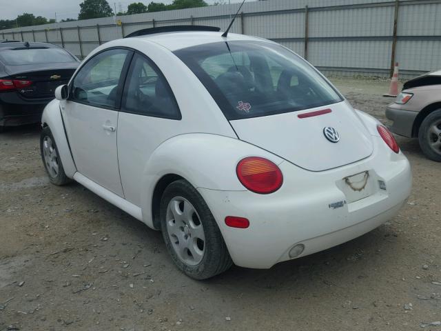 3VWCB21CX2M418381 - 2002 VOLKSWAGEN NEW BEETLE თეთრი ფოტო 3