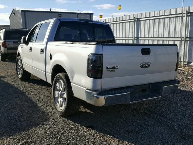 1FTPW12544KA47411 - 2004 FORD F150 SUPER GRAY photo 3