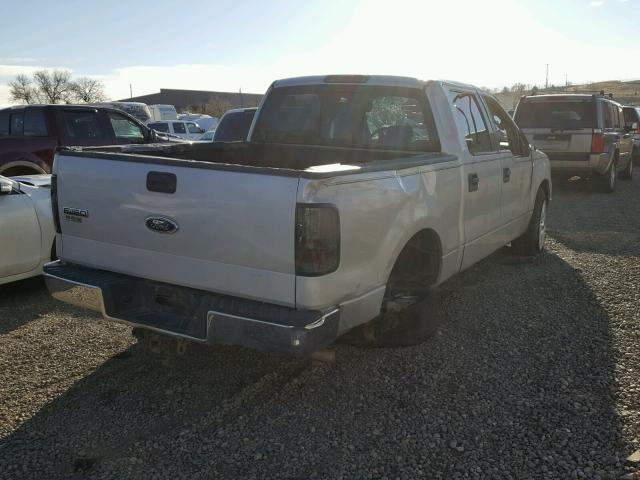 1FTPW12544KA47411 - 2004 FORD F150 SUPER GRAY photo 4