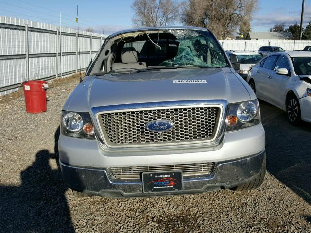 1FTPW12544KA47411 - 2004 FORD F150 SUPER GRAY photo 9