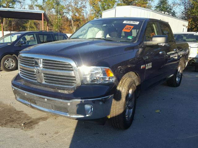 1C6RR7LT4GS112527 - 2016 RAM 1500 SLT BLUE photo 2