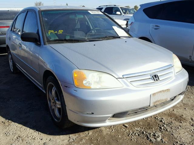 2HGES16551H562211 - 2001 HONDA CIVIC LX SILVER photo 1