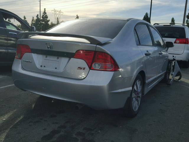 1HGFA16866L009983 - 2006 HONDA CIVIC EX SILVER photo 4