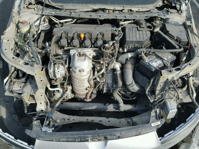 1HGFA16866L009983 - 2006 HONDA CIVIC EX SILVER photo 7