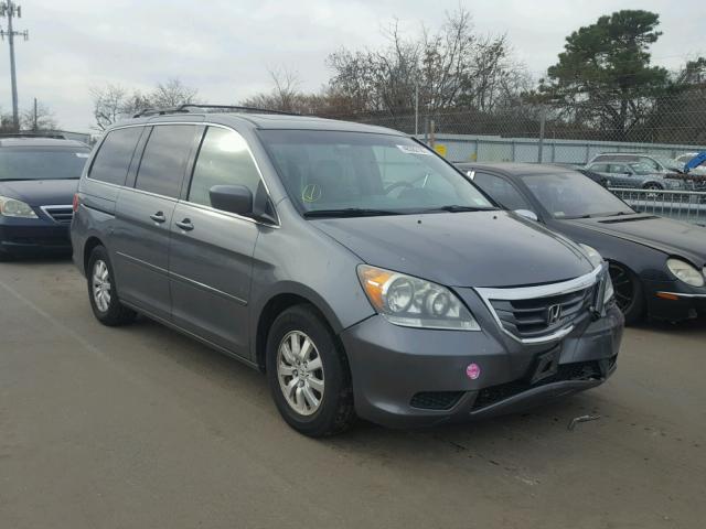 5FNRL3H78AB018749 - 2010 HONDA ODYSSEY EX GRAY photo 1