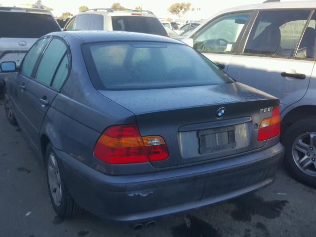 WBAAZ33483PH35024 - 2003 BMW 325 I GRAY photo 3