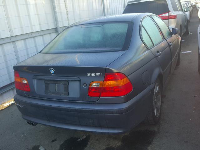 WBAAZ33483PH35024 - 2003 BMW 325 I GRAY photo 4