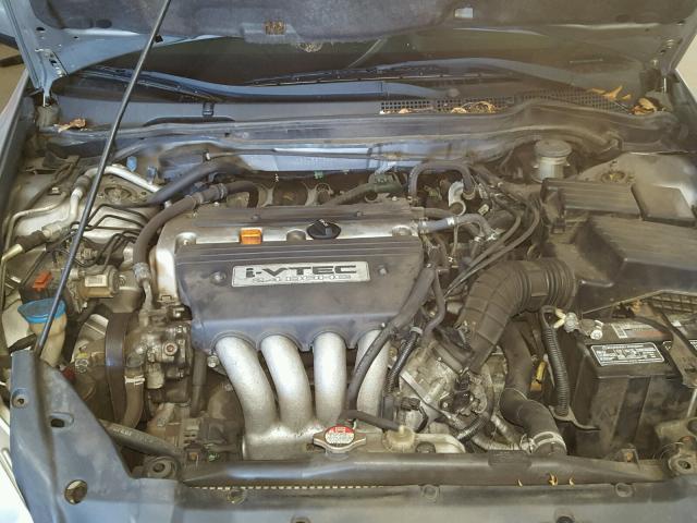 1HGCM56764A079419 - 2004 HONDA ACCORD EX SILVER photo 7