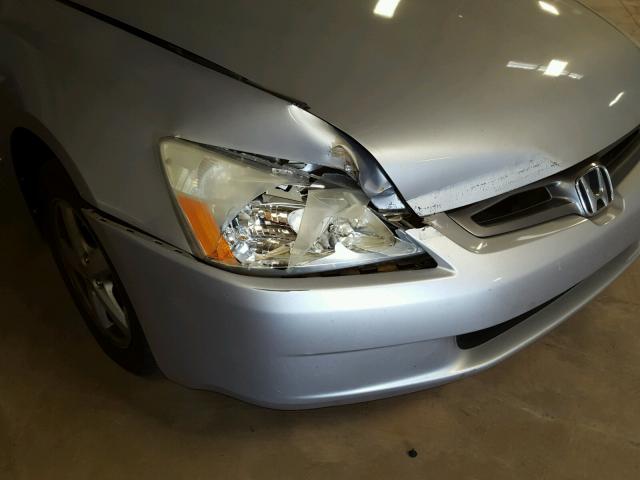 1HGCM56764A079419 - 2004 HONDA ACCORD EX SILVER photo 9