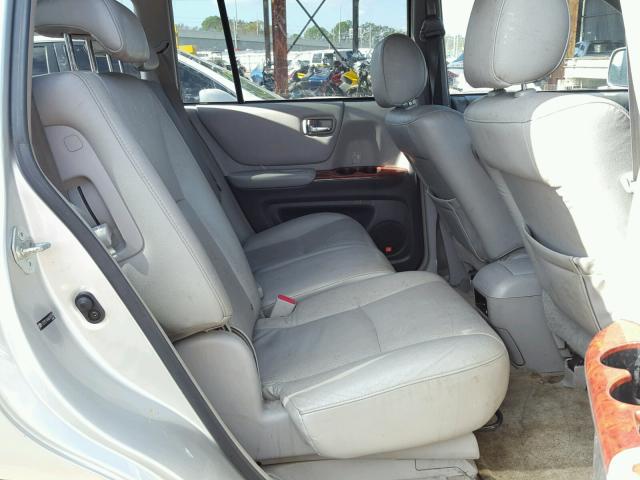 JTEDP21A960095775 - 2006 TOYOTA HIGHLANDER SILVER photo 6