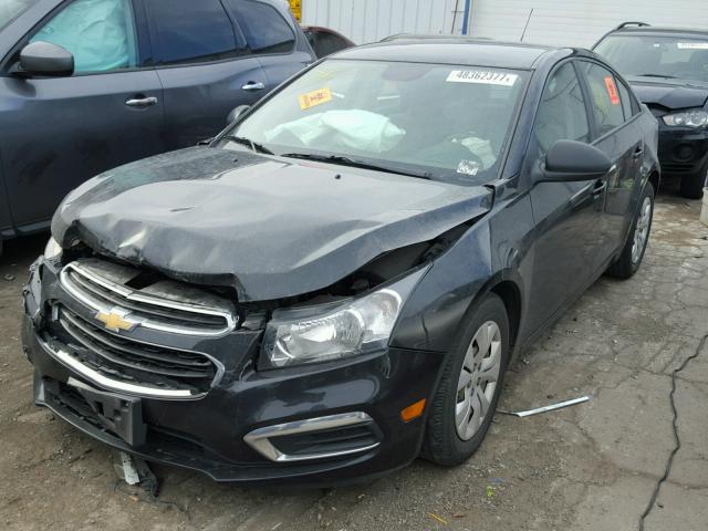 1G1PC5SH4G7153934 - 2016 CHEVROLET CRUZE LIMI BLACK photo 2