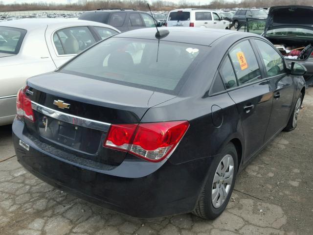 1G1PC5SH4G7153934 - 2016 CHEVROLET CRUZE LIMI BLACK photo 4