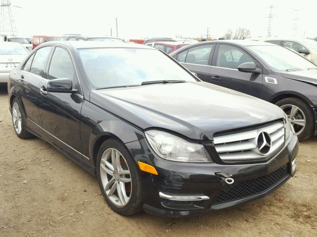 WDDGF8BB4CA630246 - 2012 MERCEDES-BENZ C 300 4MAT BLACK photo 1