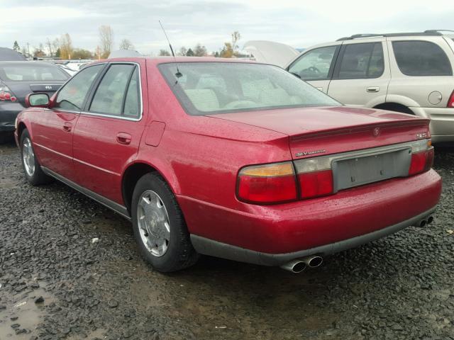 1G6KS54Y9WU909083 - 1998 CADILLAC SEVILLE SL RED photo 3