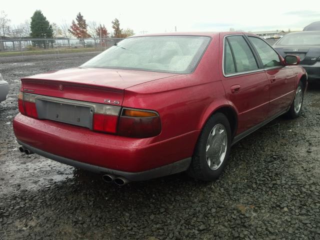 1G6KS54Y9WU909083 - 1998 CADILLAC SEVILLE SL RED photo 4