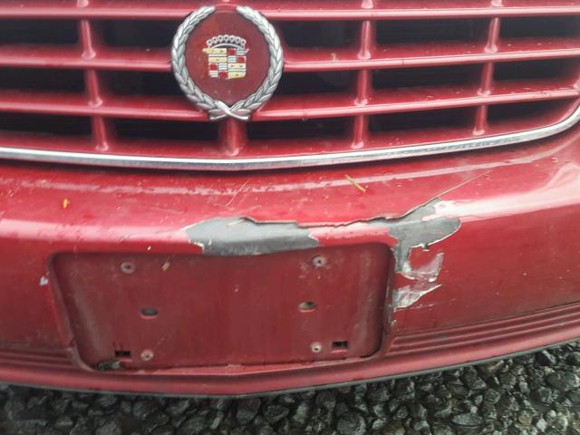 1G6KS54Y9WU909083 - 1998 CADILLAC SEVILLE SL RED photo 9