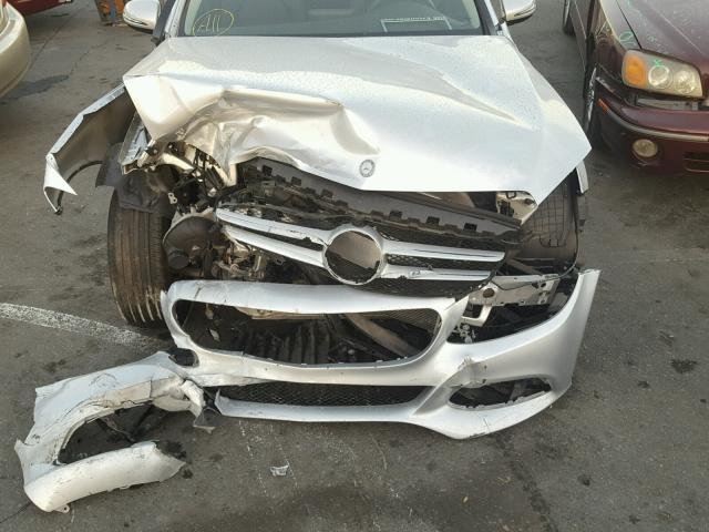 55SWF4KB1GU134895 - 2016 MERCEDES-BENZ C 300 4MAT SILVER photo 7