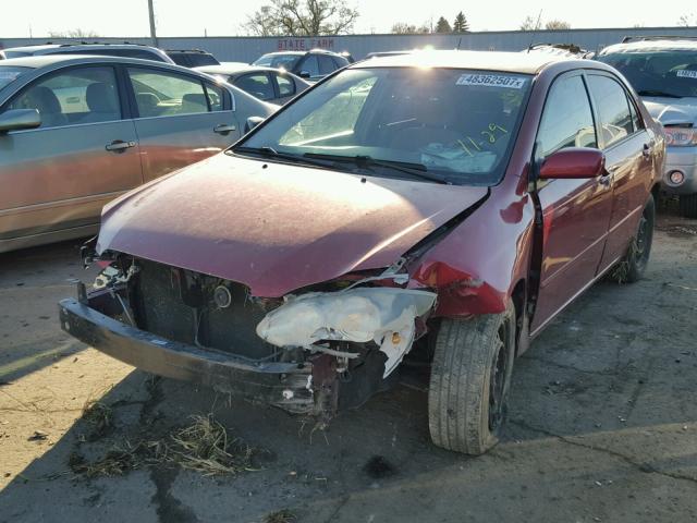 1NXBR32E08Z961903 - 2008 TOYOTA COROLLA CE MAROON photo 2