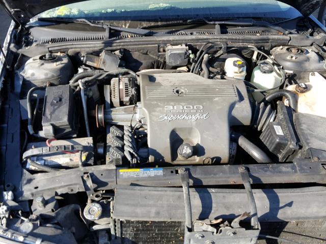 1G4CU541844106823 - 2004 BUICK PARK AVENU BLACK photo 7