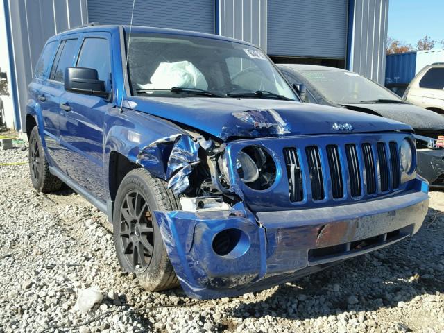 1J4FT28B19D159807 - 2009 JEEP PATRIOT SP BLUE photo 1