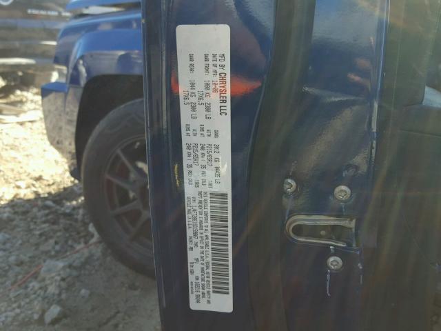 1J4FT28B19D159807 - 2009 JEEP PATRIOT SP BLUE photo 10