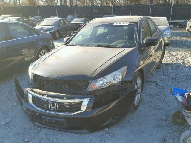 1HGCP36898A055867 - 2008 HONDA ACCORD EXL BLACK photo 2