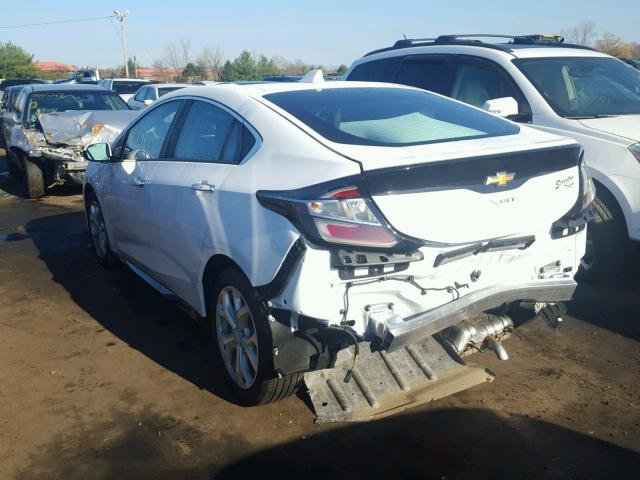 1G1RD6S50HU214992 - 2017 CHEVROLET VOLT PREMI WHITE photo 3