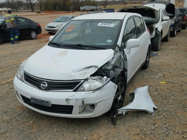 3N1BC1CP5BL371064 - 2011 NISSAN VERSA S WHITE photo 9