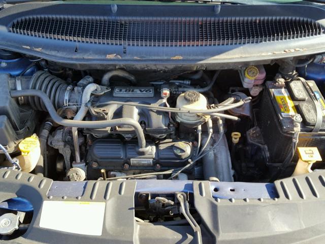 2D4GP44L87R199064 - 2007 DODGE GRAND CARA BLUE photo 7