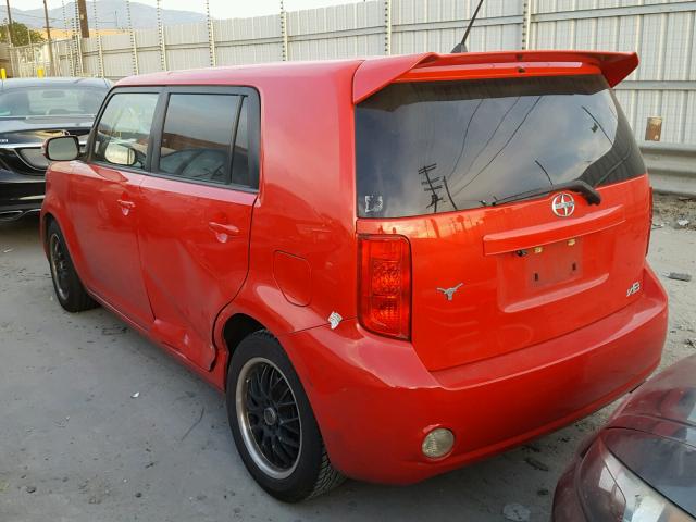 JTLKE50E591097534 - 2009 TOYOTA SCION XB RED photo 3