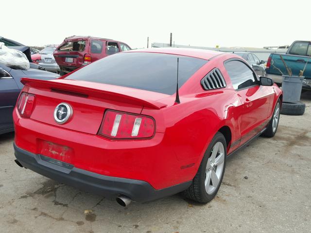 1ZVBP8AM4C5288405 - 2012 FORD MUSTANG RED photo 4